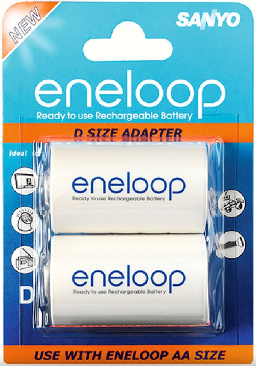 Sanyo Eneloop Size D Adaptor TFI-2BP