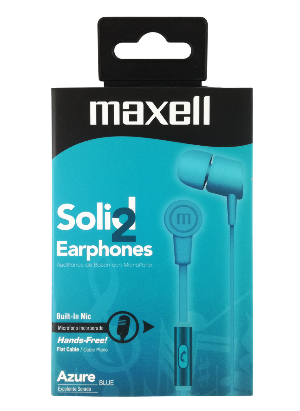 Maxell SOLID 2 Earphone SIN7 Carbon, photo 2