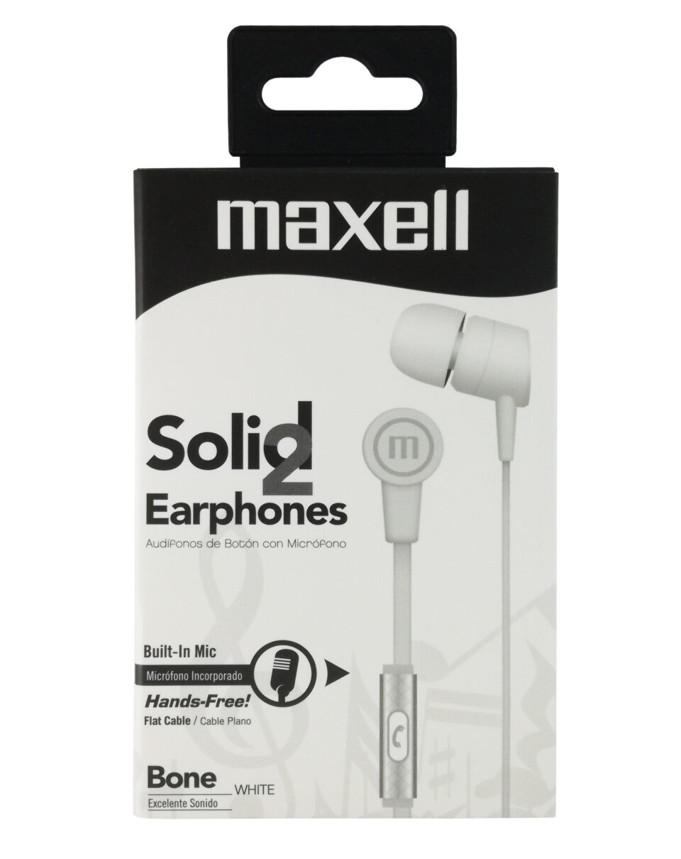 Maxell SOLID 2 Earphone SIN7 Carbon, photo 3