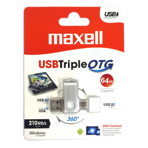 Maxell Triple OTG USB 64GB