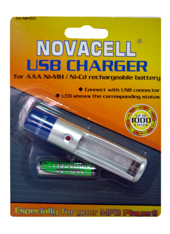 Novacell USB Battery Charger AAA