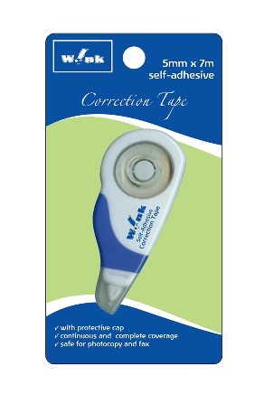 Wink Retractable Correction Tape Correction Tape